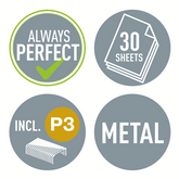 LEITZ NEXXT SERIES OFFICE STAPLER BLUE BX - Al Masam Stationery LLC